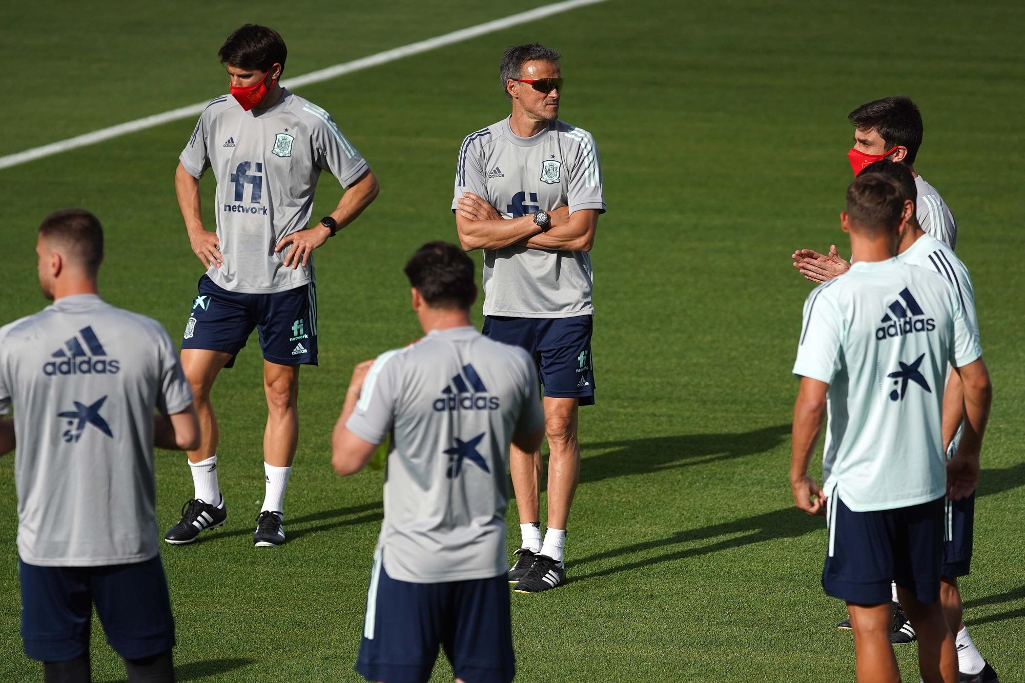 Entrenamiento selección futbol        David Castro