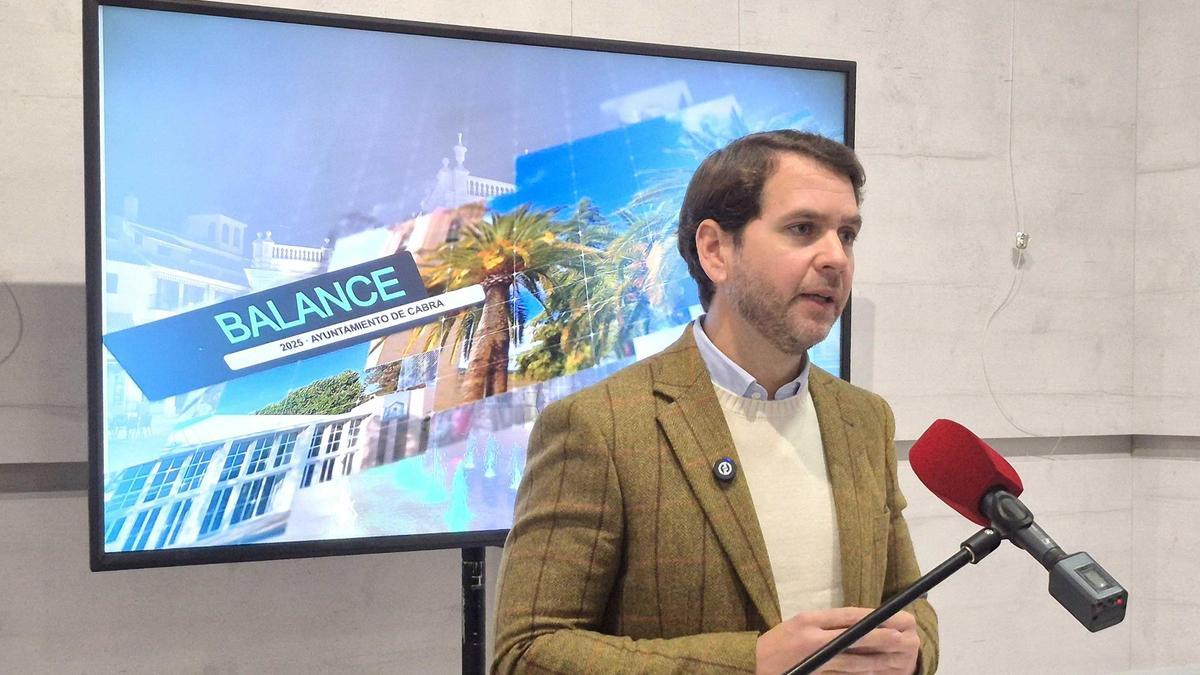 Fernando Priego durante el balance de 2025.