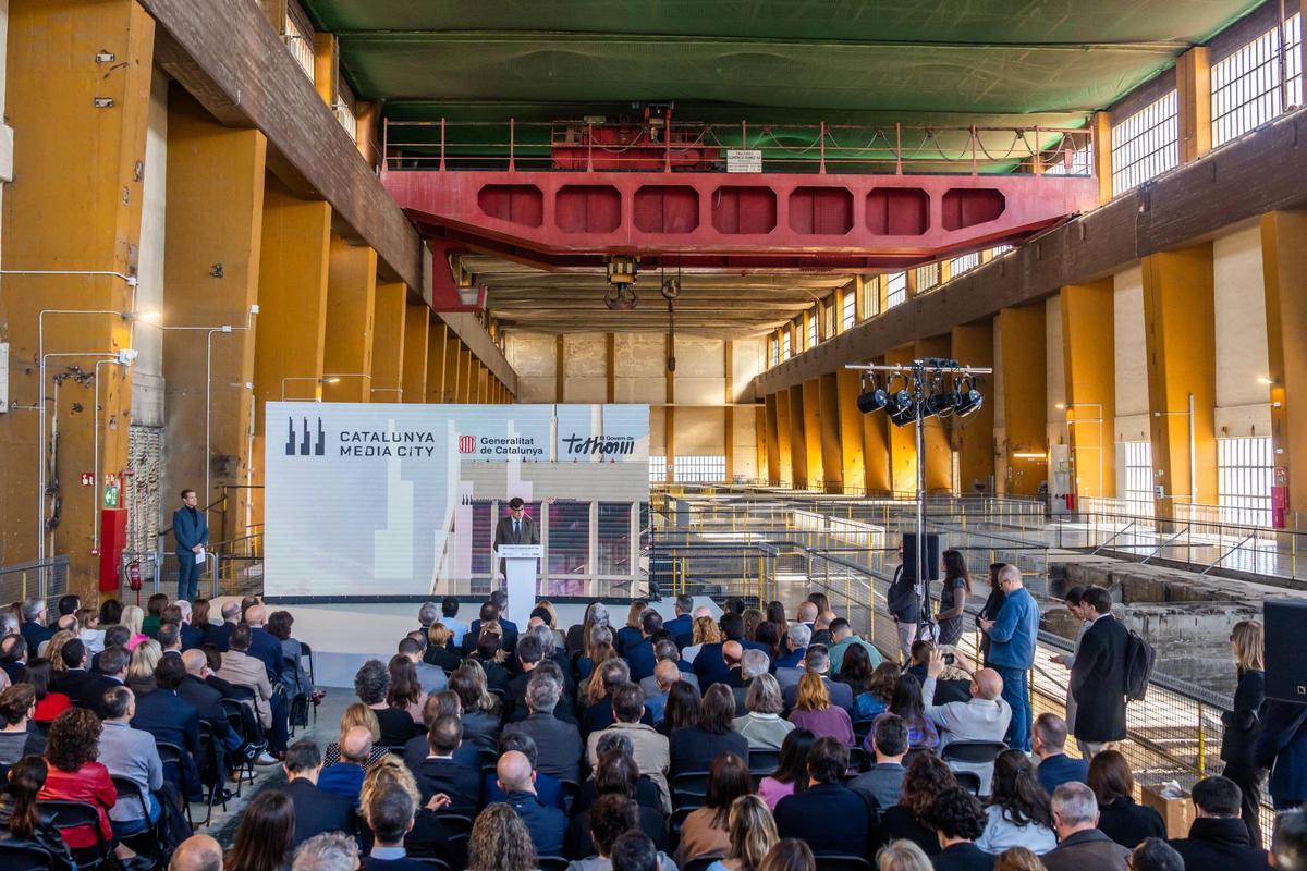 Presentación del hub audivisual en las Tres Xemeneies