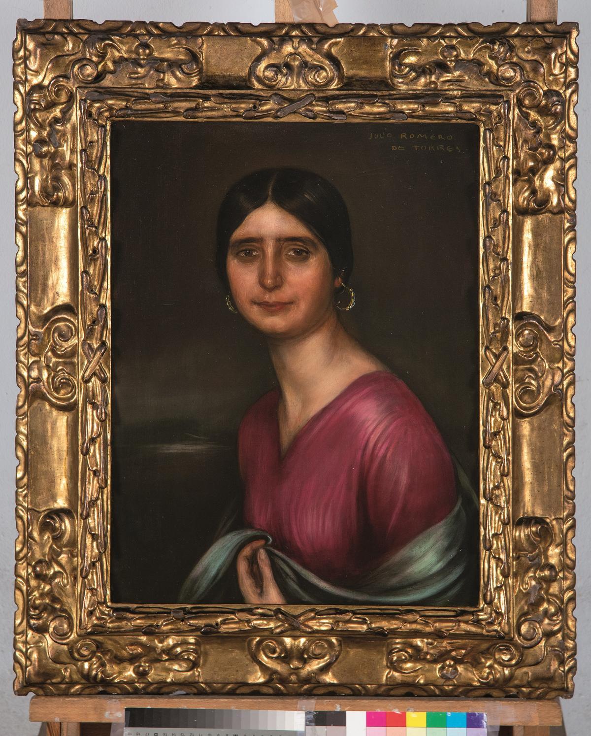 Retrato de Josefina Cortés, obra de Romero de Torres que ahora se subasta.