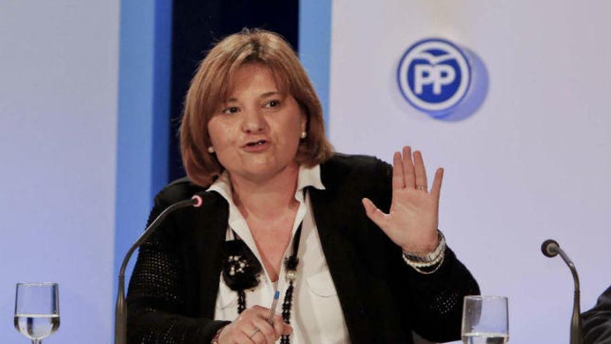 La portavoz del PP, Isabel Bonig