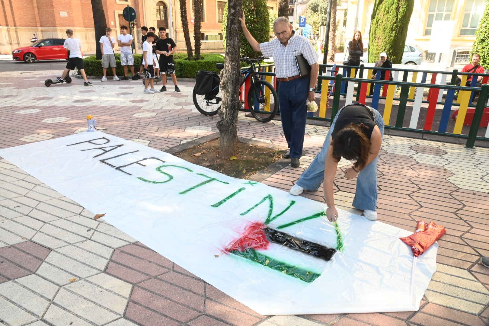 Galería de imágenes: Estudiantes de Castellón en protesta por Palestina