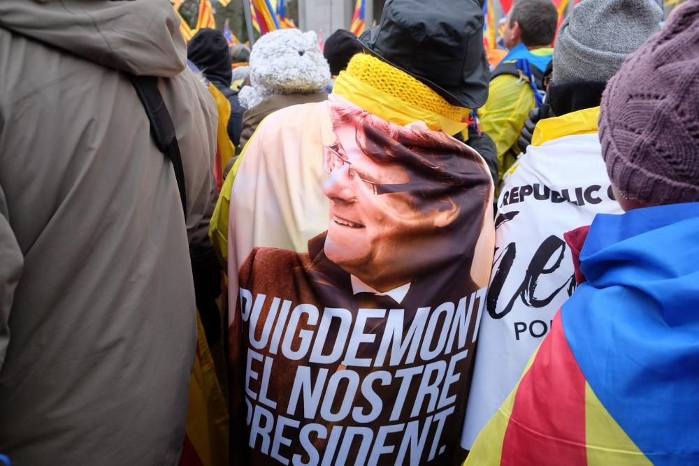 La manifestació de Brussel·les vista des de dins