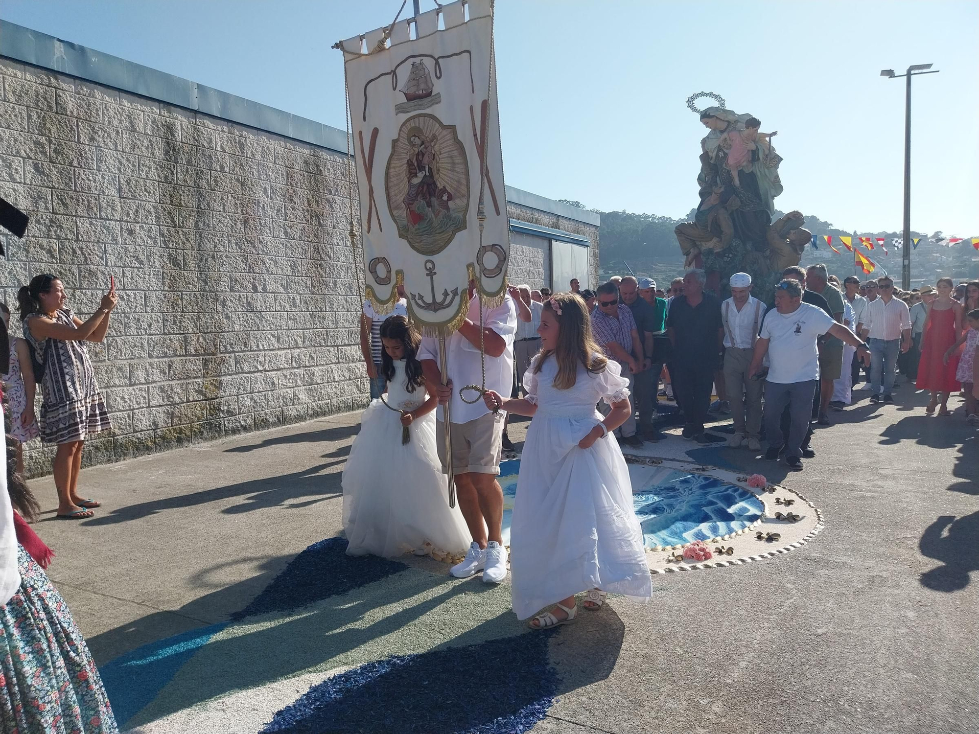 Devoción en Bueu por la Reina de los Mares