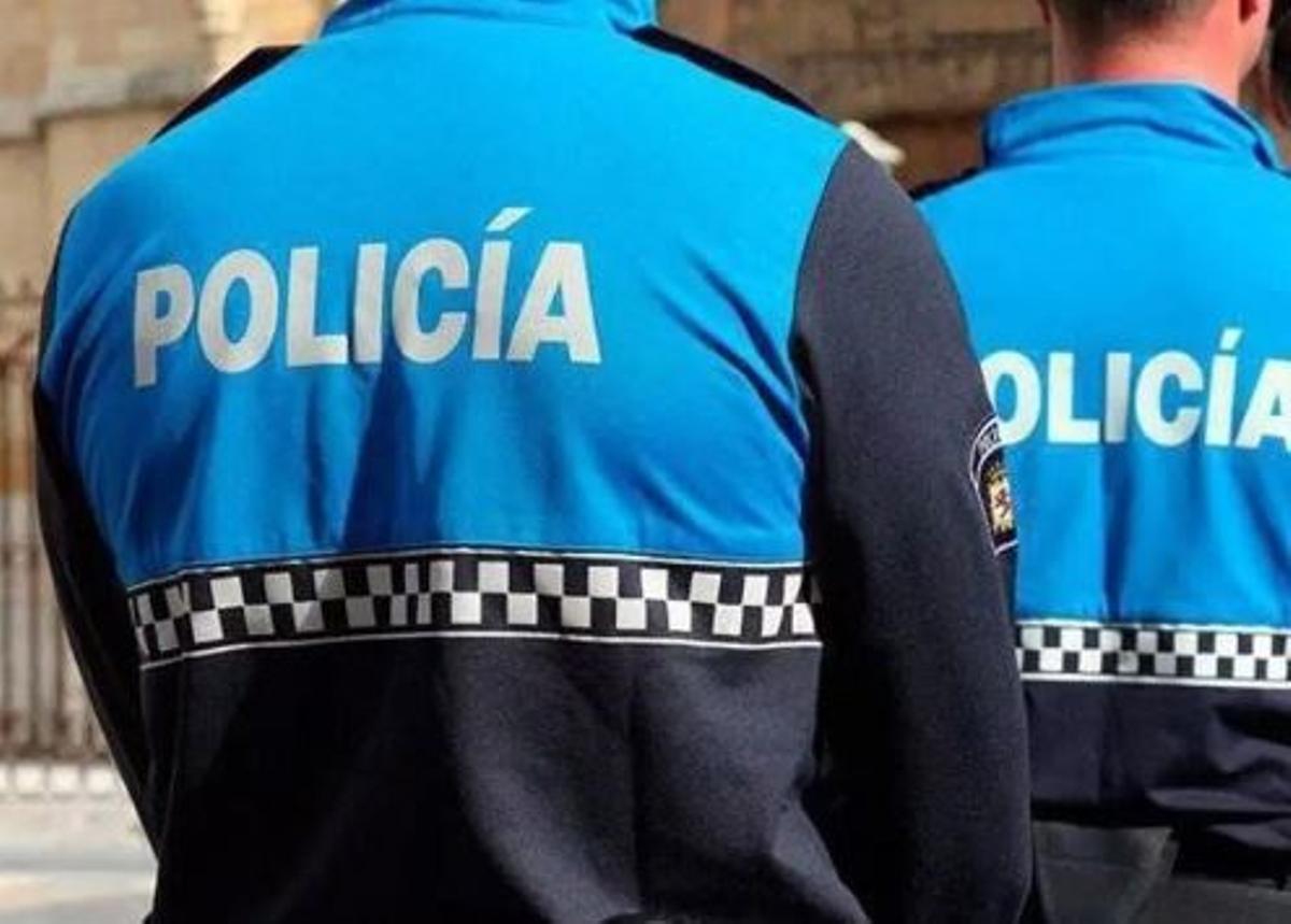 Imagen de archivo de agentes de la Policía Local de Valladolid.