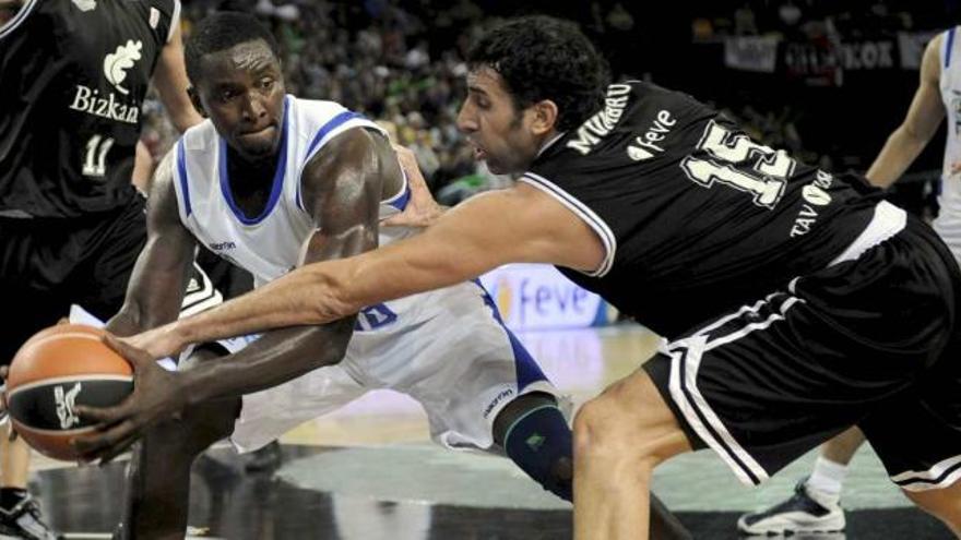 Sow durante el partido en Bilbao de la pasada semana.