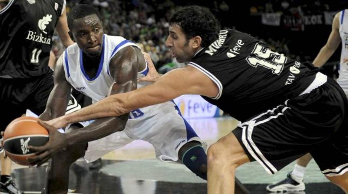 Sow durante el partido en Bilbao de la pasada semana.