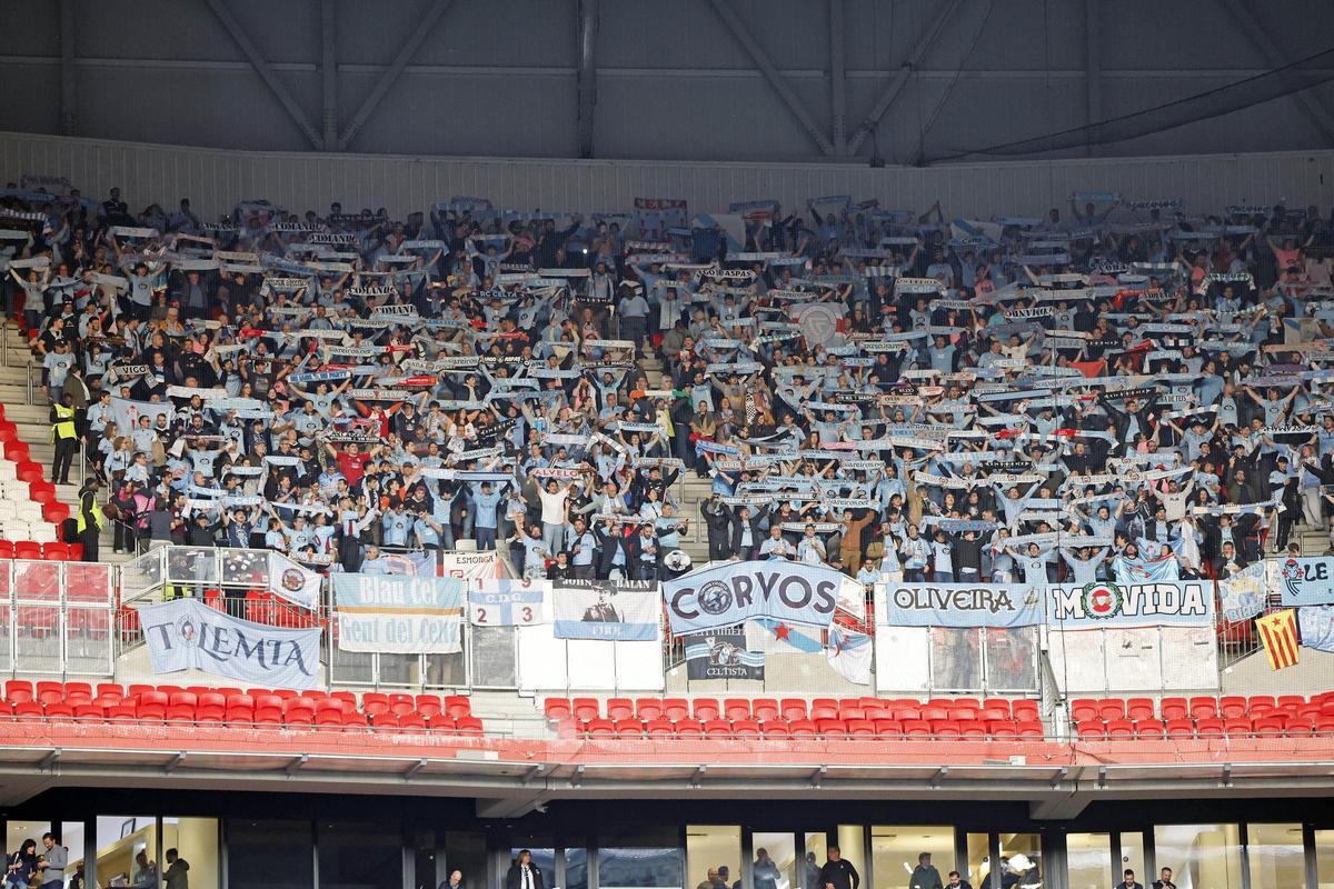 La victoria europea del Celta en Lyon, en imágenes