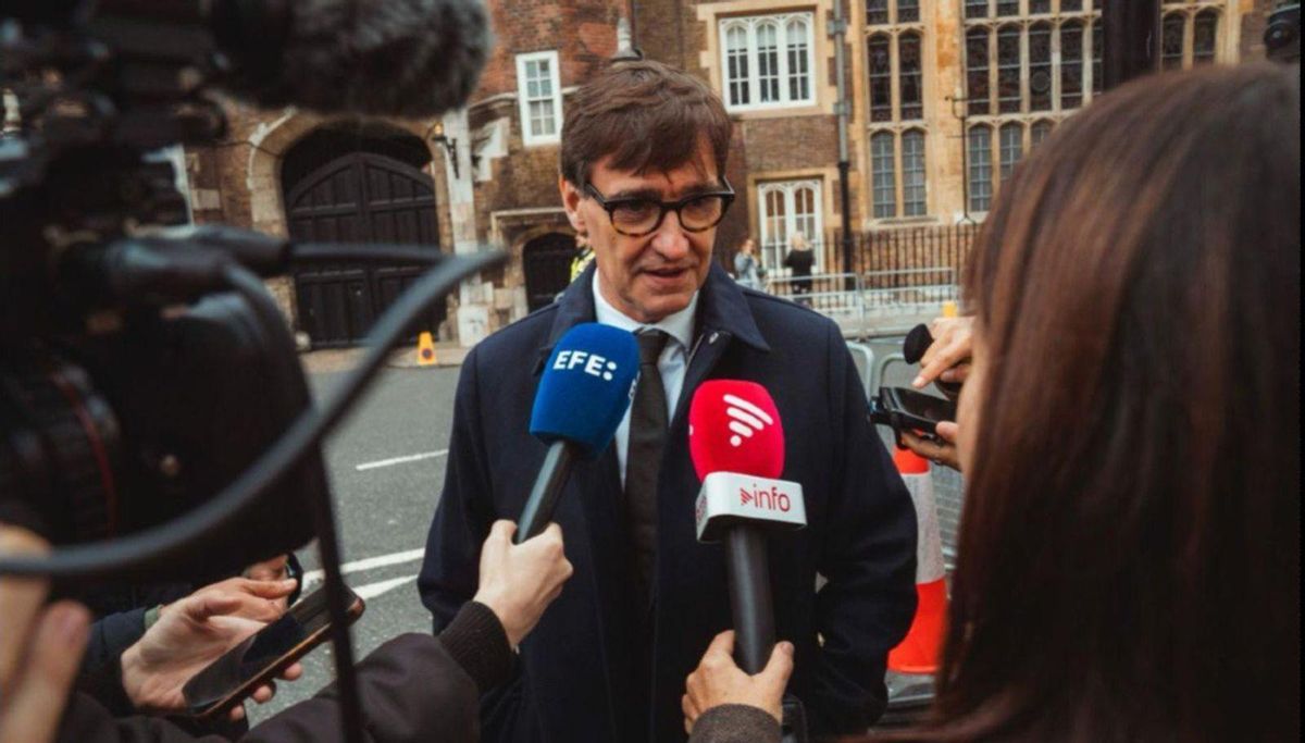 Illa trasllada a Carles III el compromís de Catalunya contra la crisi climàtica Illa trasllada a Carles III el compromís de Catalunya contra la crisi climàtica