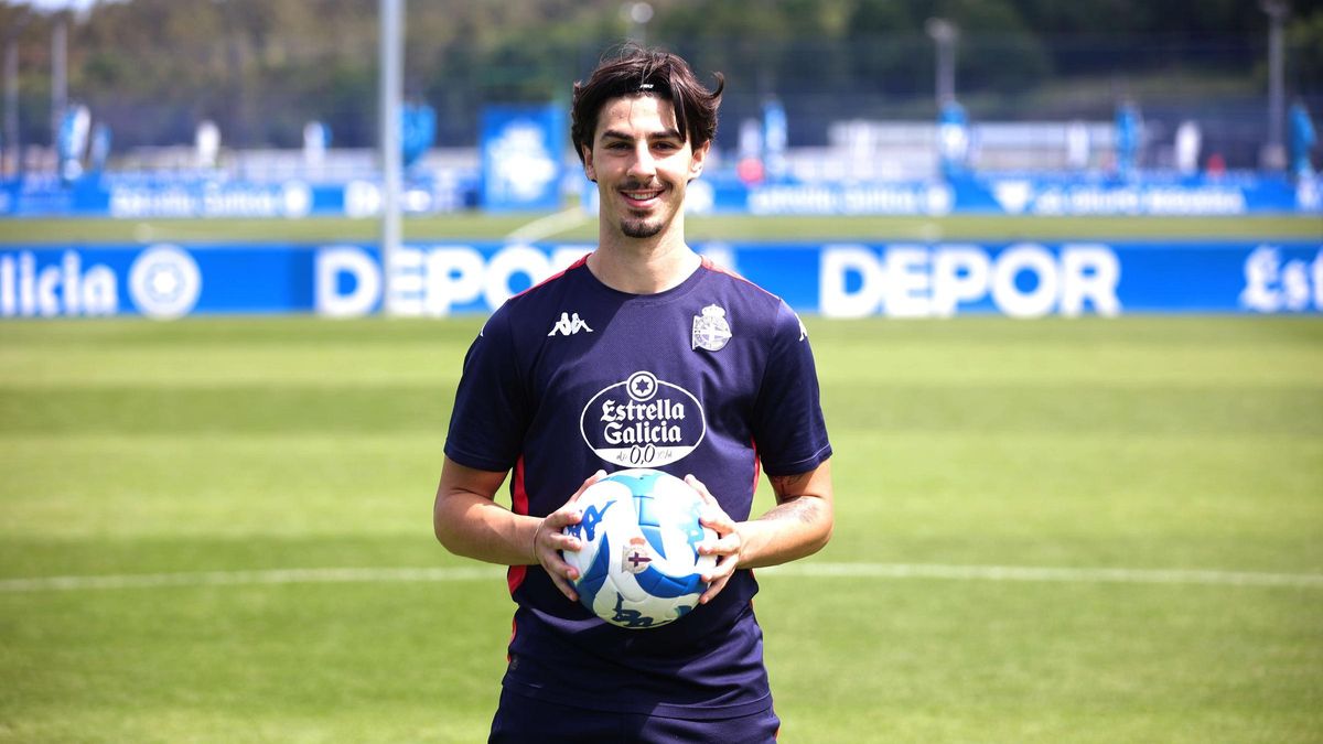 Óscar Marotías, en su etapa en el Fabril.