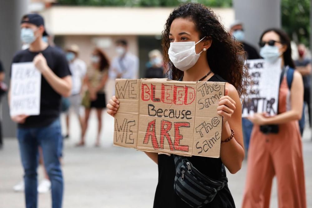 Protesta contra el racismo en Murcia