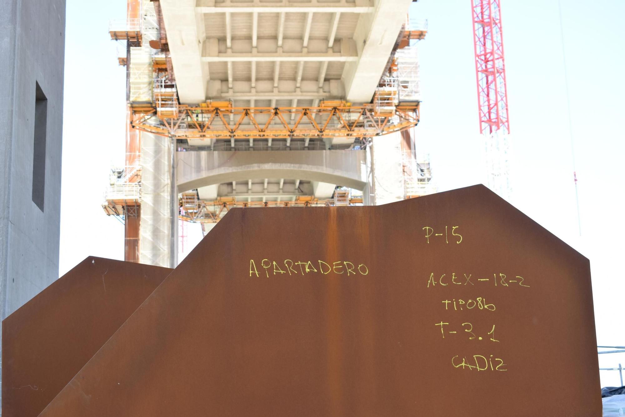 Puente del Centenario en obras