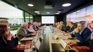 Representantes de las instituciones participantes en la Barcelona Investment Office
