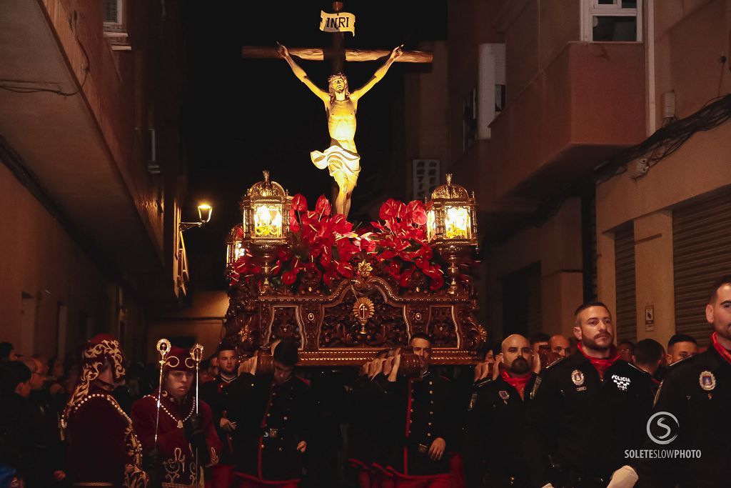 Las imágenes de la Procesión del Silencio en Lorca