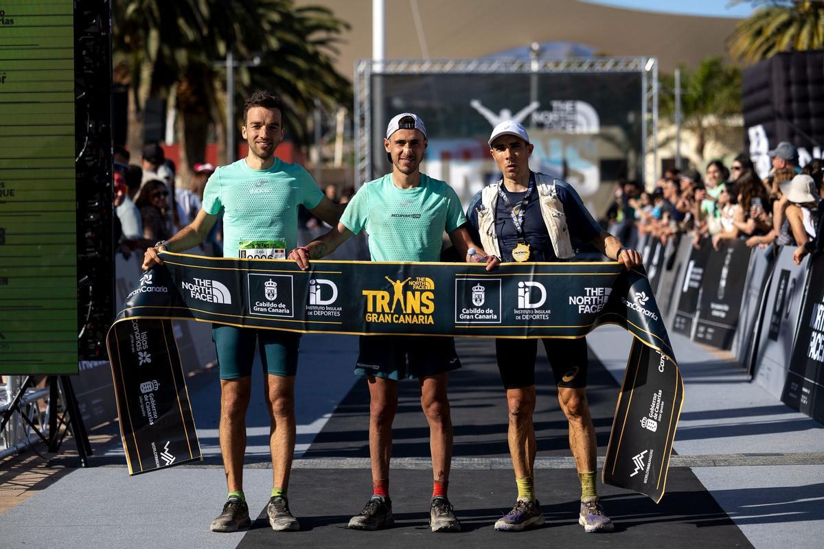 El podio de la Advanced de la Transgrancanaria