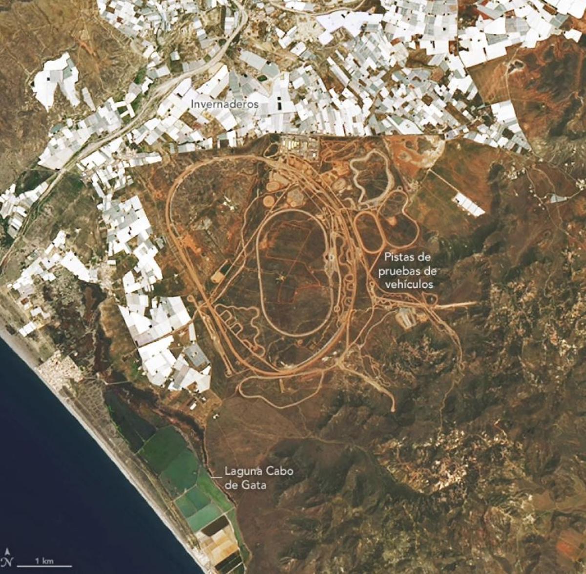 La red de invernaderos de Almería, la única construcción humana del mundo que se puede ver desde el espacio