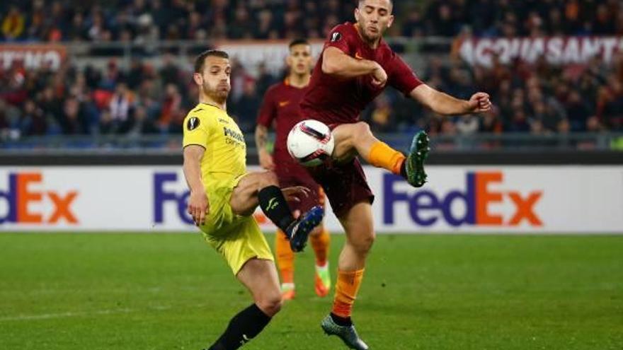 El Villarreal cayó esta temporada en Europa frente a la Roma.