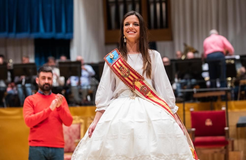 Ensayo de la exaltación de la falleras mayores de València 2019