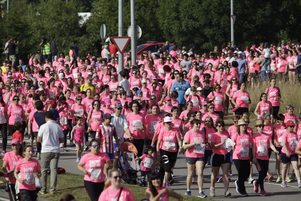 Carrera de la mujer en la zona este de Gijón.