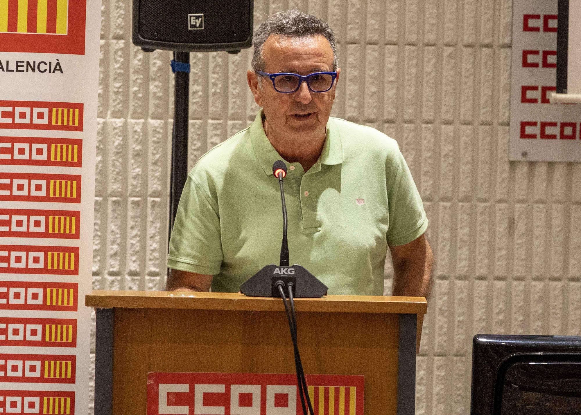 Homenaje en memoria del sindicalista y presidente de CCOO l’Alacantí-les Marines José de la Casa