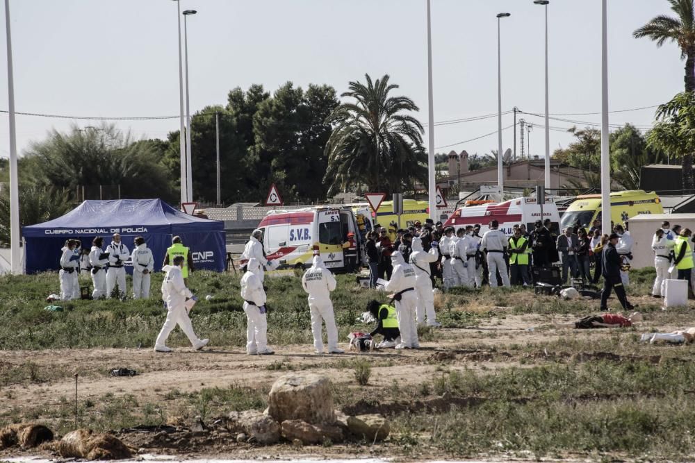 Más de 500 efectivos participan en un simulacro de accidente aéreo