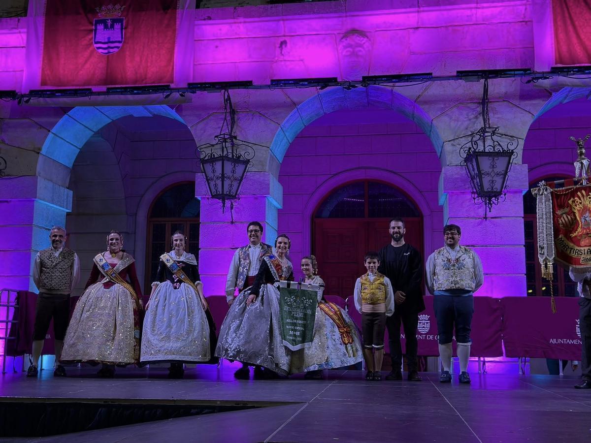 Gandia entrega los premios a mejor ninot