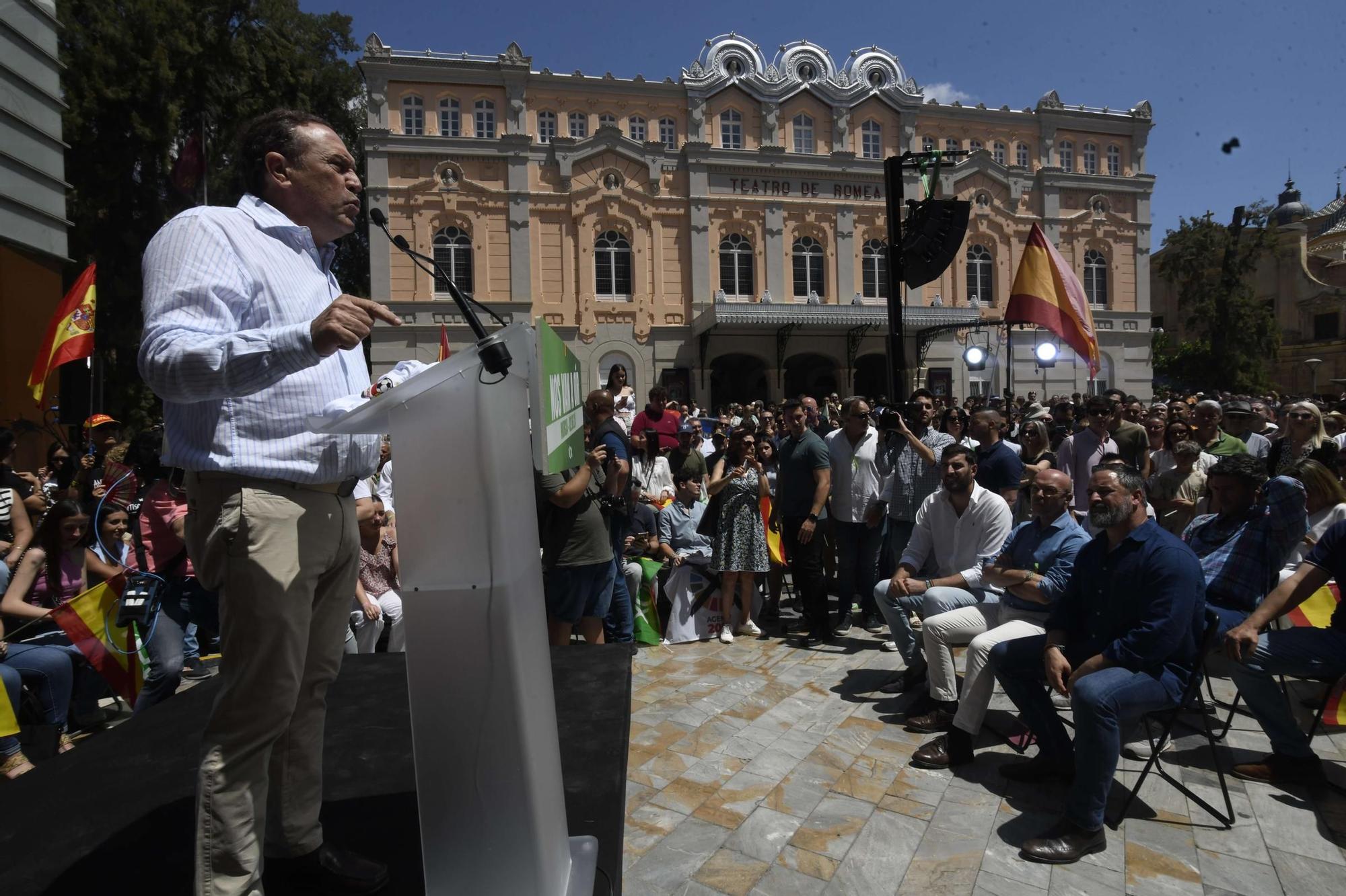 Acto de Santiago Abascal y Jorge Buxadé en Murcia