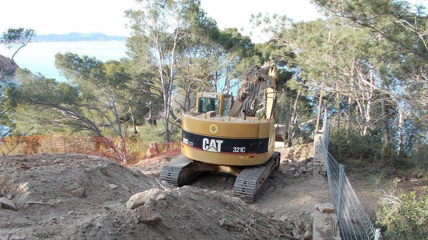 Denuncien la construcció d&#039;un xalet  sobre la cala Port des Pi de Begur