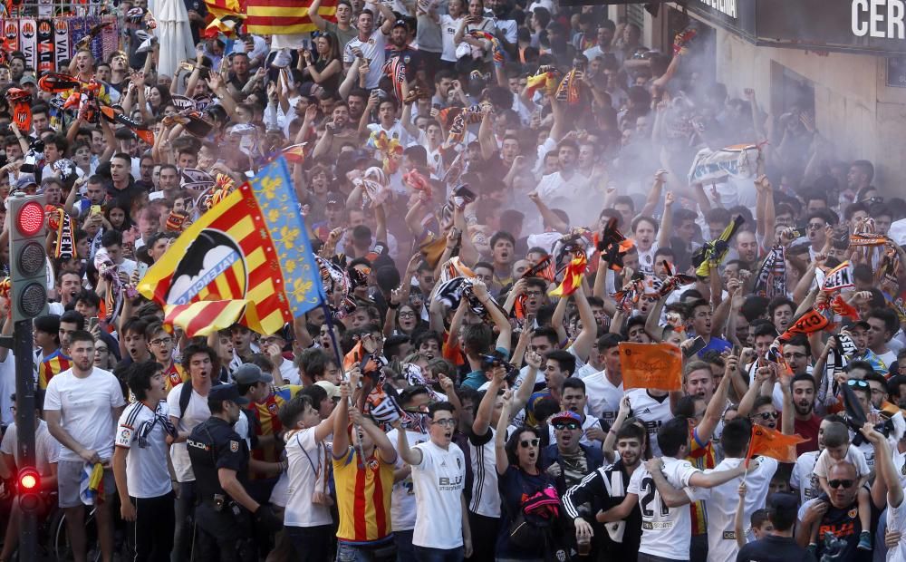 Aficionados en el Valencia CF - Arsenal