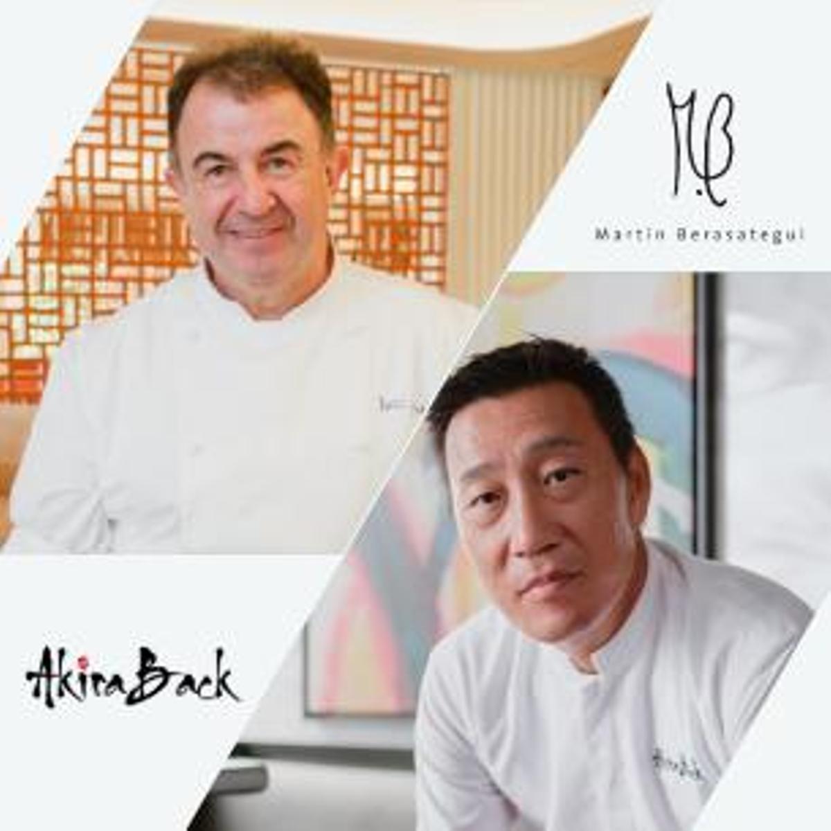Martín Berasategui y Akira Back son dos de los mejores chefs del mundo