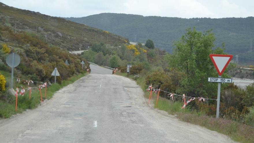 Tramo inicial de la carretera de Porto.