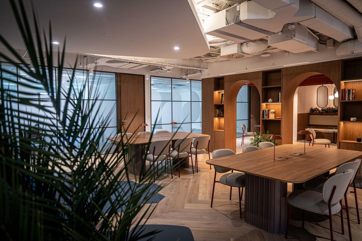 Oficinas 'flex' de Lexington recién estrenadas en el paseo de Gràcia, donde han abierto una veintena de coworkings