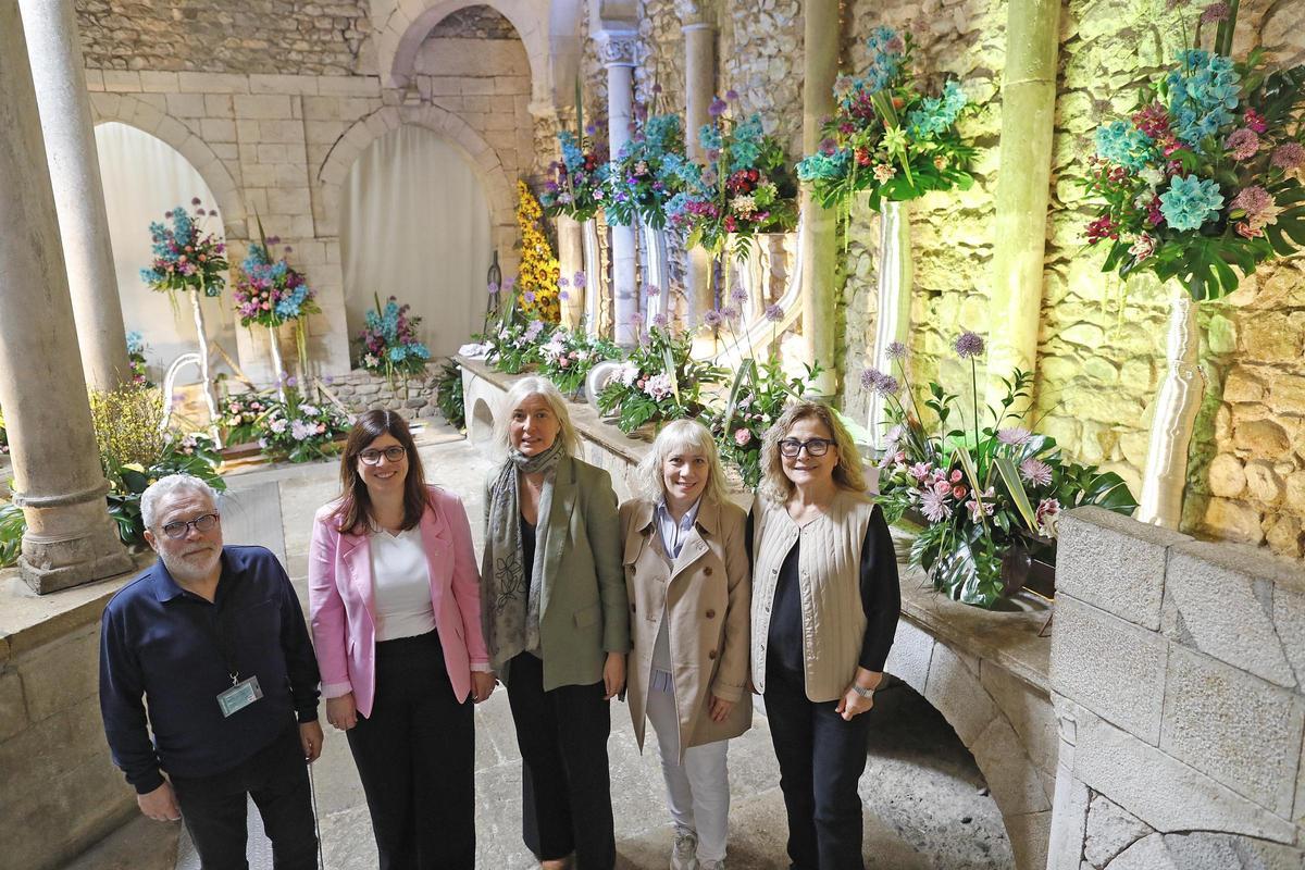 Les fotos del muntatge als Banys Àrabs de Temps de Flors