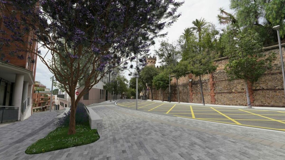 La reforma de la plaza de Flandes en Barcelona empezará en marzo de 2026 con un presupuesto de un millón de euros