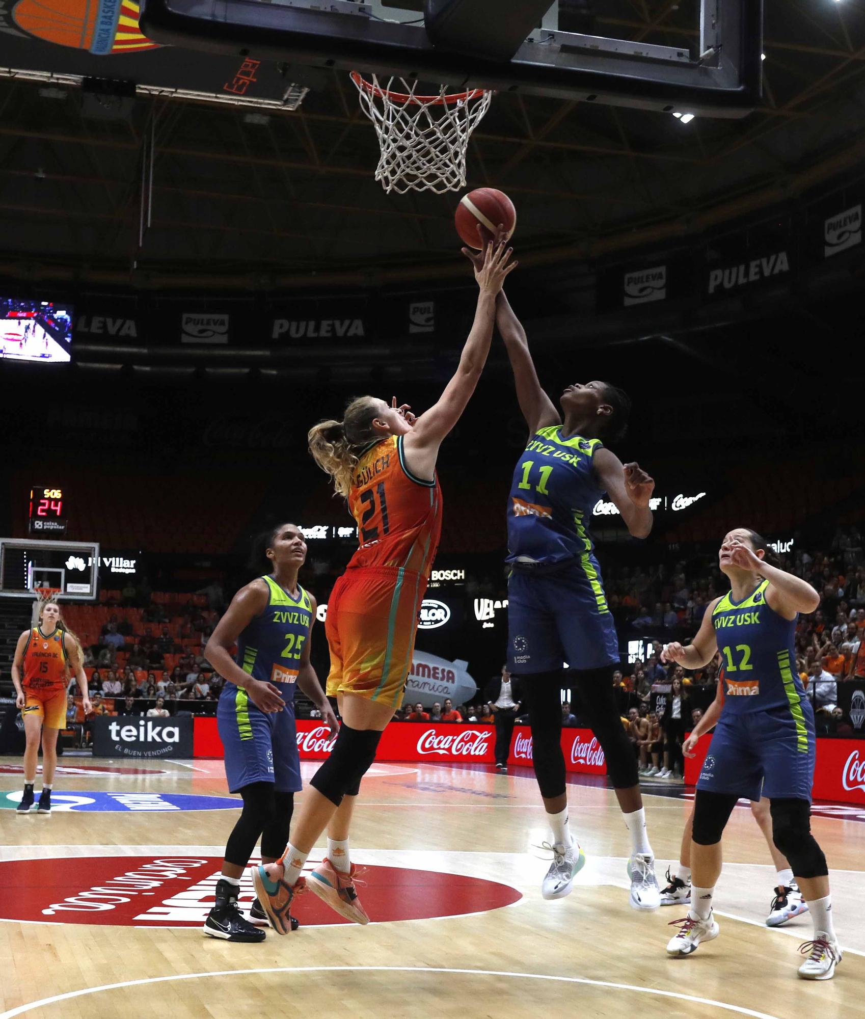 Valencia Basket - ZVVZ USK Praha de Euroleague Women