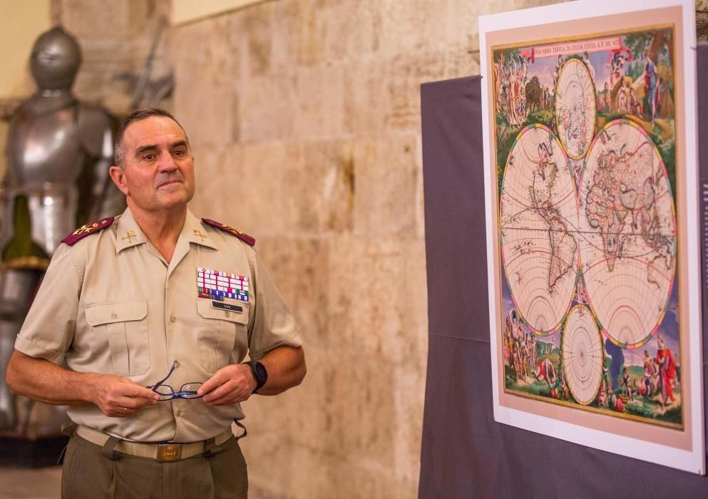 Exposición cartográfica en Capitanía General de València