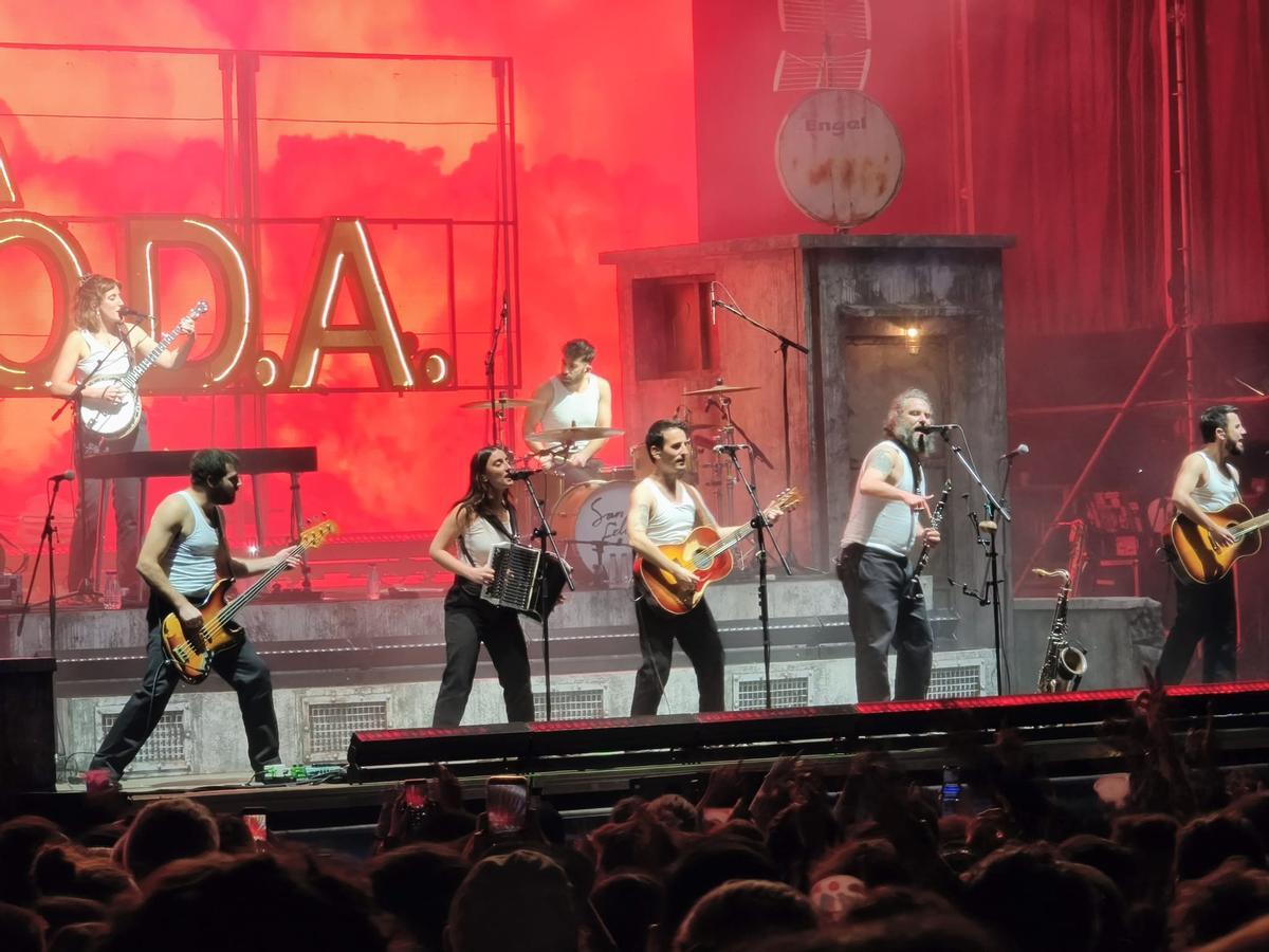 La M.O.D.A. fue uno de los grandes reclamos de la última jornada.