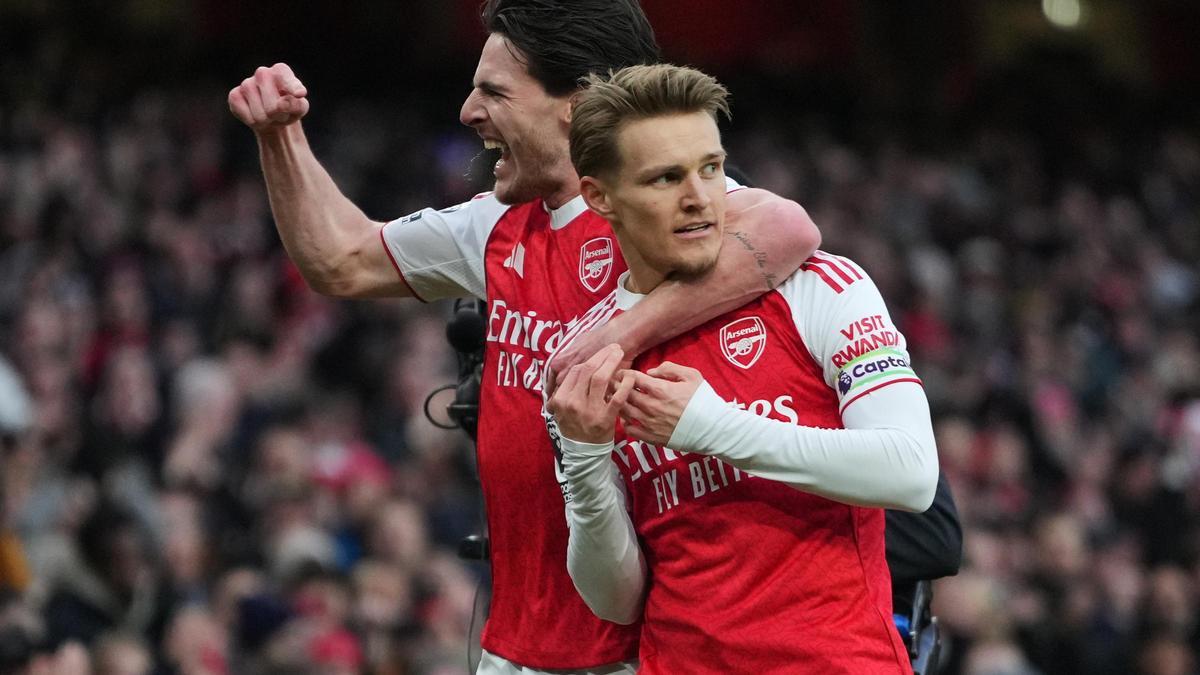 Odegaard anotó ante el Brighton