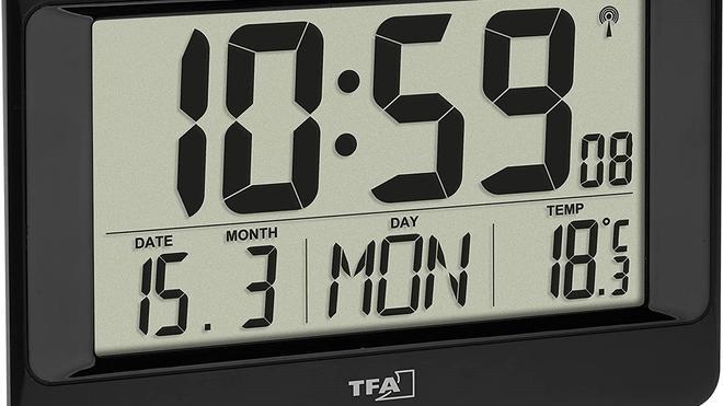 TFA Dostmann Reloj de Pared Digital