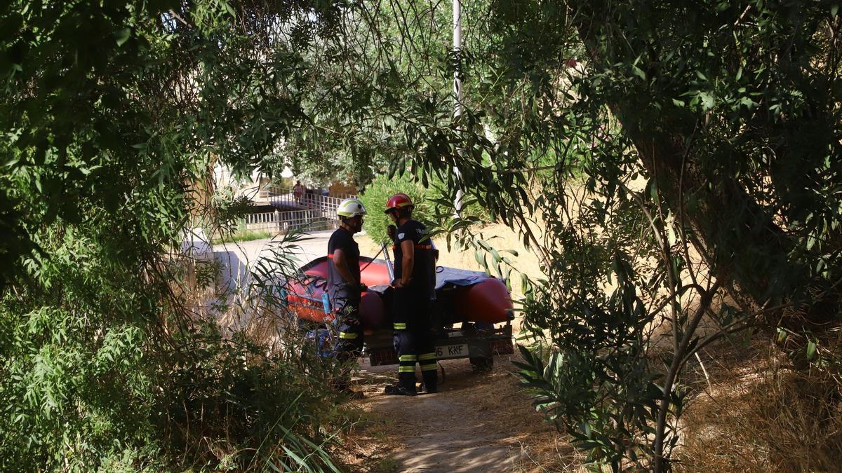 Las labores de búsqueda se centran en la zona de los Sotos de la Albolafia.