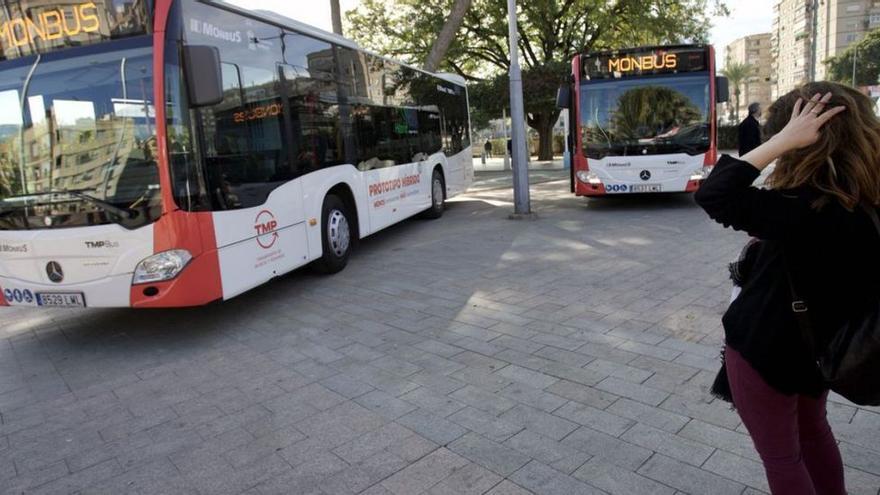 Autobuses en Murcia.