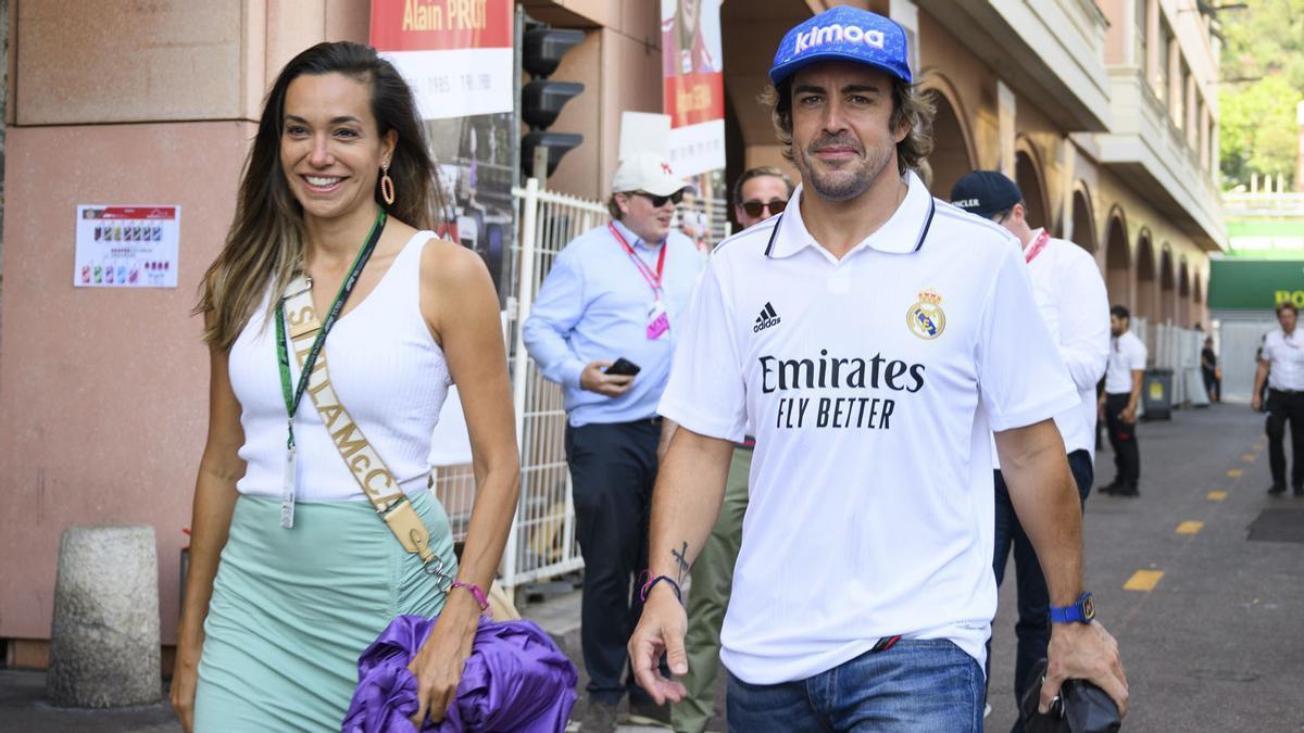 Fernando Alonso y Andrea Schlager.