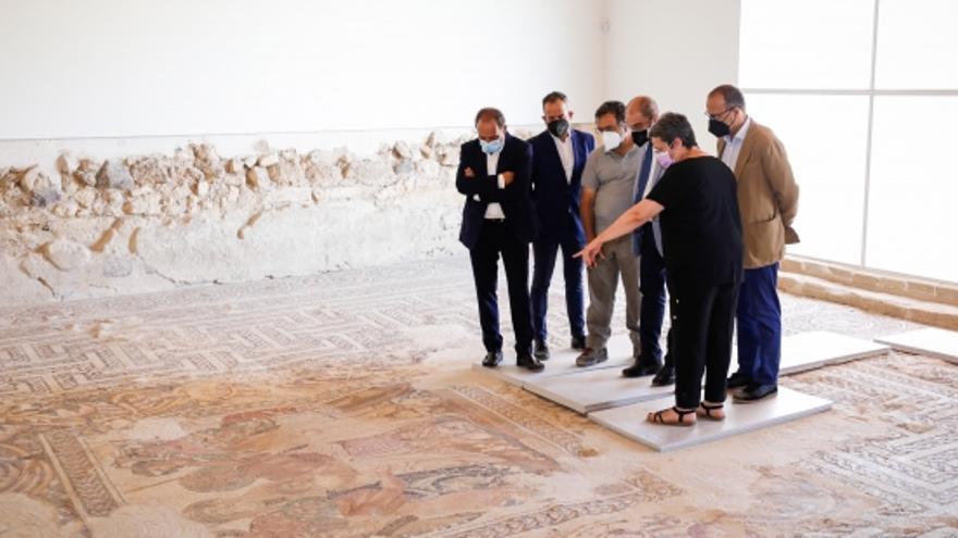 La Malena prepara su valioso mosaico romano para que se pueda visitar a partir del otoño