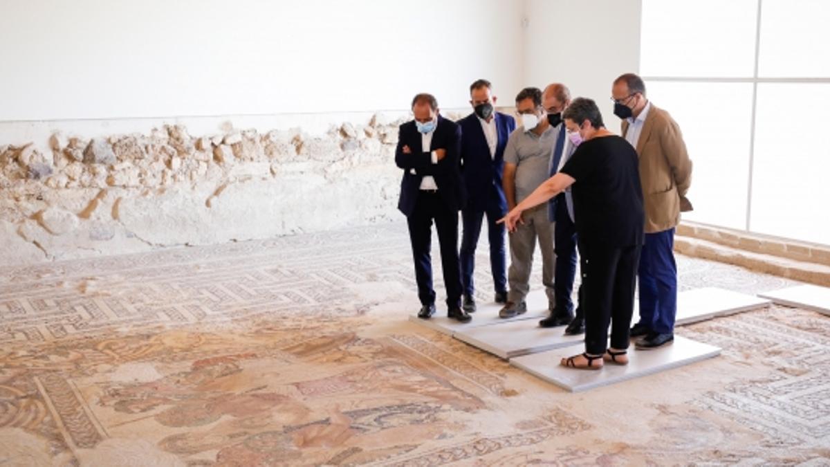 El mosaico 'Bodas de Cadmo y Harmonía' es una de las grandes joyas romanas a nivel internacional.