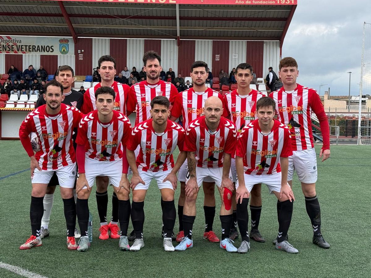 Los jugadores del Bullas Deportivo posan antes de un partido