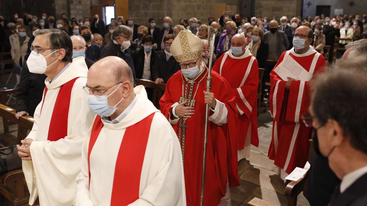 Francesc Pardo, entrant a
 Sant Feliu, durant l’últim
 Sant Narcís.  aniol resclosa