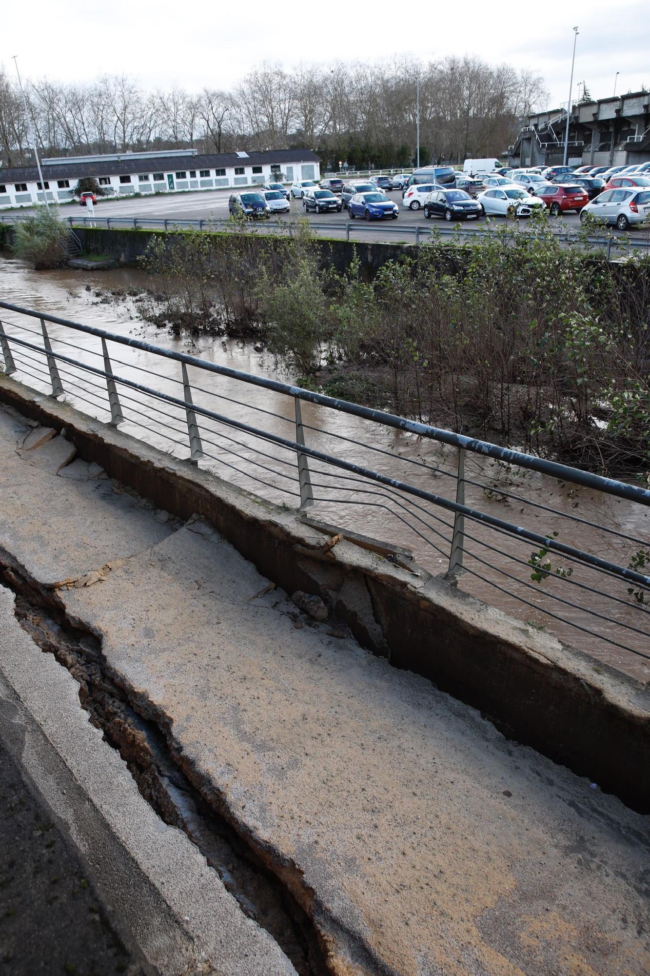 Las imágenes del temporal en Gijón.