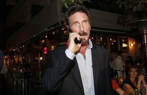 John McAfee, lliure pels carrers de Miami.