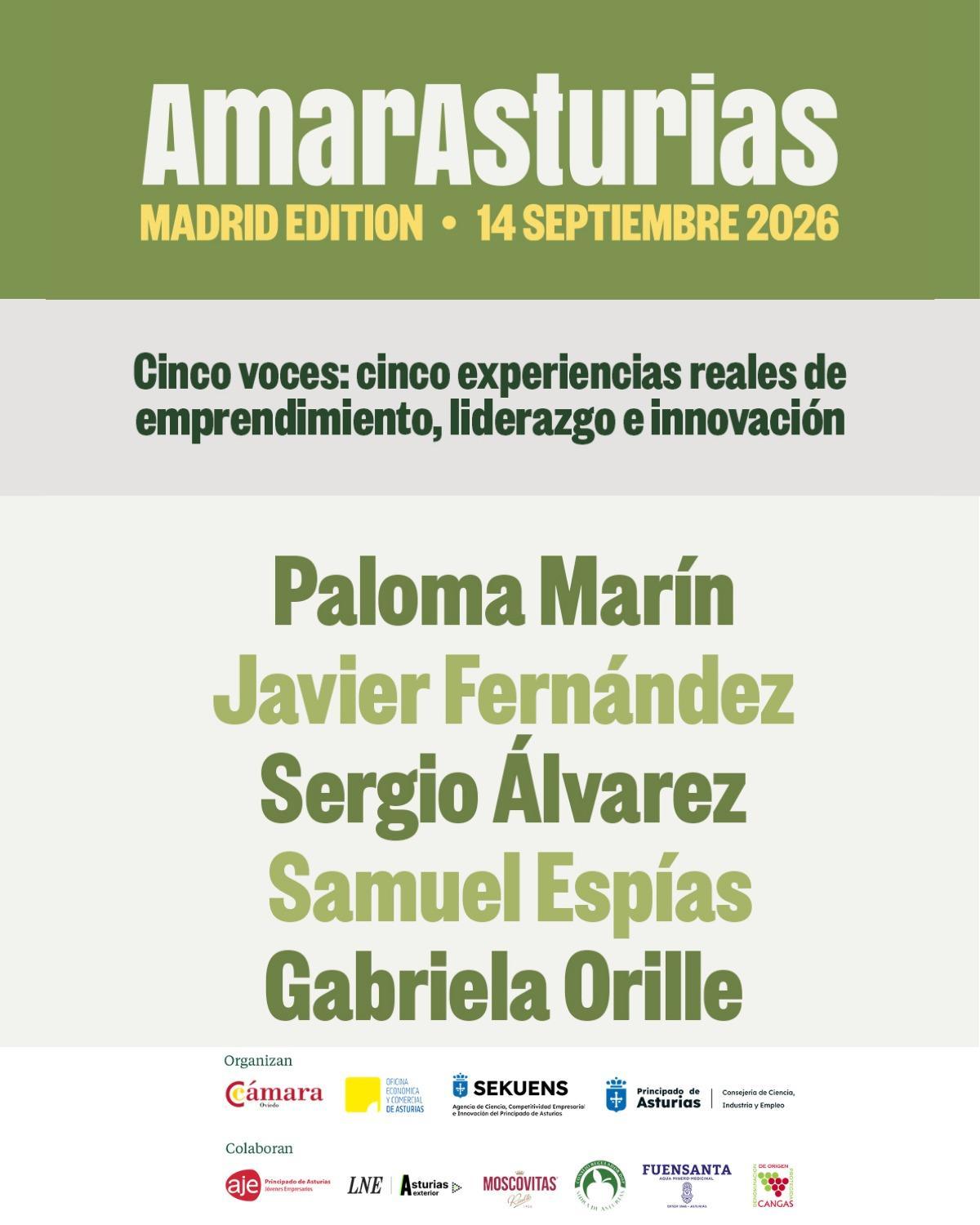 Detalle de los participantes en AmarAsturias