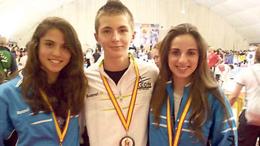 Seis medallas en el Nacional